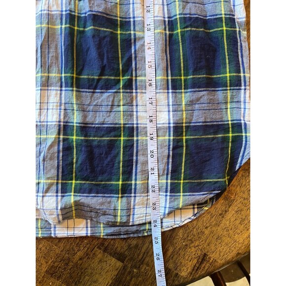 J.Crew Tartan Plaid Long Sleeve Pullover Long Sleeve Blouse Size 4 - Picture 8 of 8